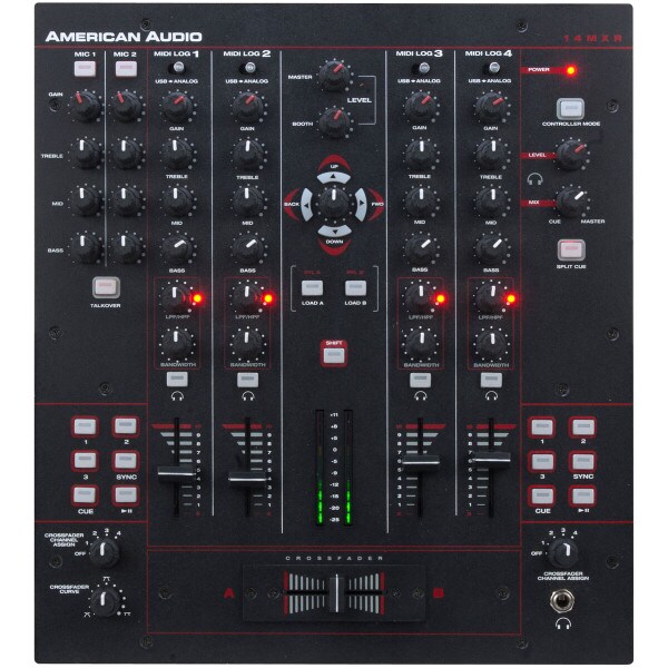 Main product image for American Audio 14MXR 14" 4-Channel DJ Mixer and MID 244-4498